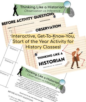 Preview of Observation vs Inference Activity