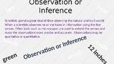 Observation vs. Inference Powerpoint for Science