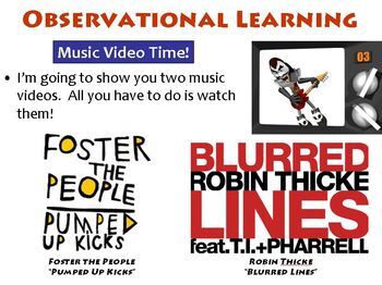 Preview of Observational Learning / Social Learning PowerPoint