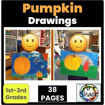 Preview of Observational Pumpkin Drawing-Unit: Google Slides & PDF File included.