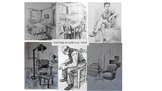 Observational drawings "Around the home" 6 drawing tasks s