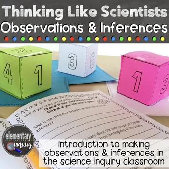 Preview of Observations and Inferences Cubes Inquiry Lesson