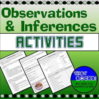 Preview of Qualitative and Quantitative Observations and Inferences for Middle School