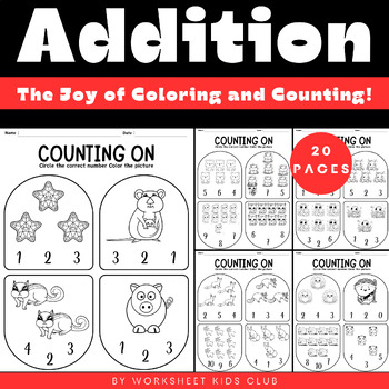 Preview of Observing and counting numbers, adding numbers, along with arts and crafts.