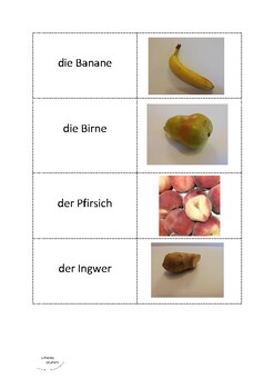 Preview of Obst - Deutsch Anfänger (A1)