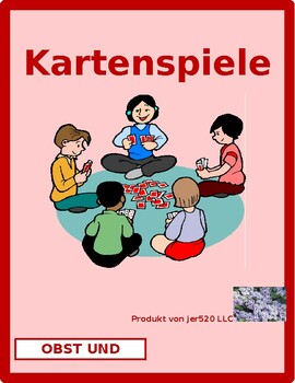 Preview of Obst und Gemüse (Fruits and Vegetables in German) Card Games