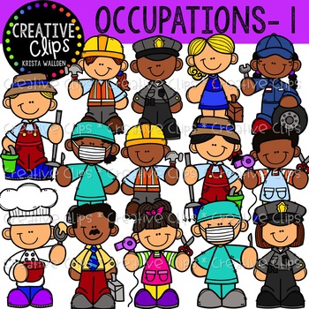 Preview of Occupation Clipart 1 {Creative Clips Clipart}