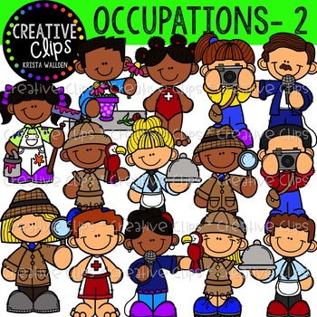 Preview of Occupation Clipart 2 {Creative Clips Clipart}