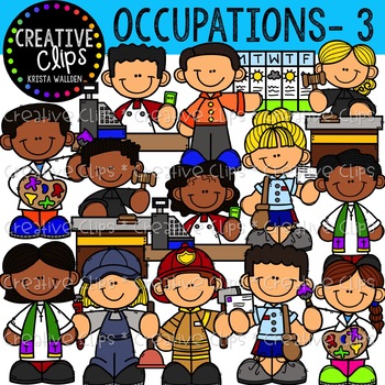 Preview of Occupation Clipart 3 {Creative Clips Clipart}