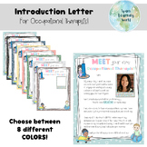 Occupational Therapist Introduction Letter to Parents, Mee