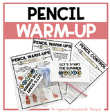 Occupational Therapy End of Year Activity Pencil Warm-Up