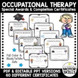 Occupational Therapy - Awards & Certificates - Grad - Writ