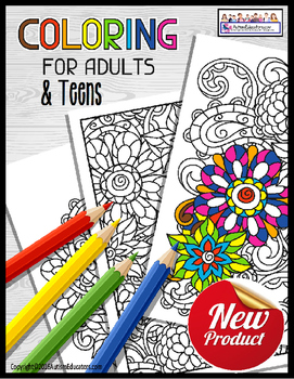 Occupational Therapy COLORING PRINTABLES for Teens and Adults | TpT