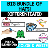 Hats Crowns BUNDLE Occupational Therapy Craft Differentiat