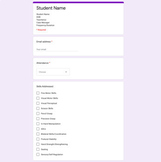 Occupational Therapy Data Form - Google Forms Daily Note S