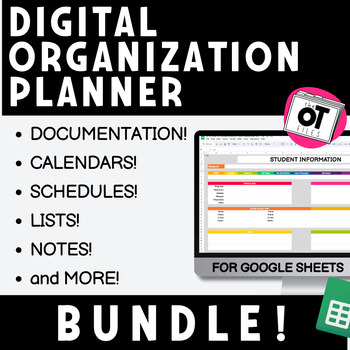 Preview of Occupational Therapy Digital Organization System (OT Digital Planner)