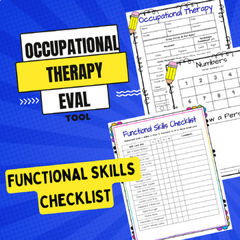 Preview of Occupational Therapy (OT) Evaluation and Teacher Functional Checklist Bundle