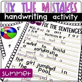 Occupational Therapy FIX THE MISTAKES handwriting legibili