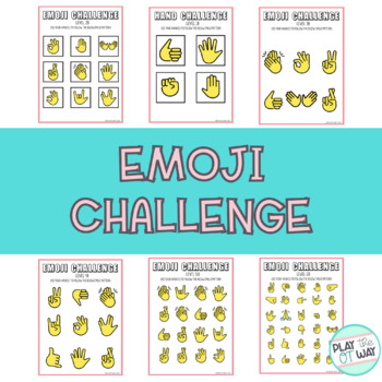 Preview of Occupational Therapy Fine Motor - Finger Dexterity Emoji Challenge OT No Prep