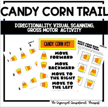 Preview of Occupational Therapy- Halloween Activity - Visual Scanning, Gross Motor