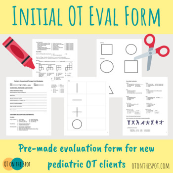 Preview of Occupational Therapy Initial Evaluation Form