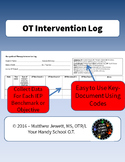 Occupational Therapy Intervention Log Data Sheet