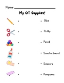 Occupational Therapy Month OT Supplies Matching Visual Perceptual