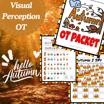 Preview of Occupational Therapy (OT) Autumn/Fall Visual Perception Packet