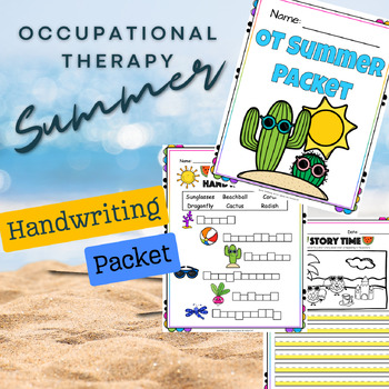 Preview of Occupational Therapy (OT) Handwriting Summer Packet
