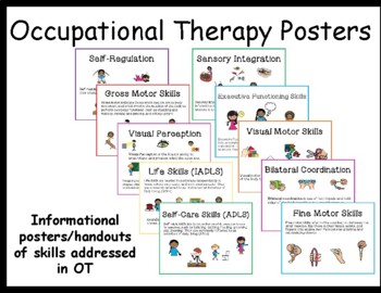 Preview of Occupational Therapy OT Month Posters Bulletin Board