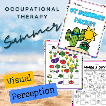 Preview of Occupational Therapy (OT) Summer Visual Perception Packet