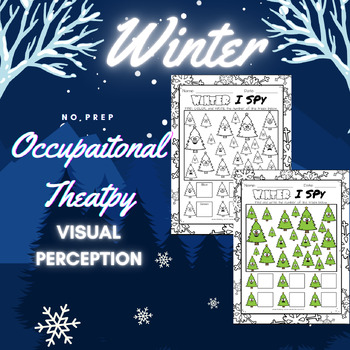 Preview of Occupational Therapy (OT) Winter Visual Perception Packet