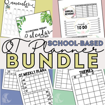 Preview of ULTIMATE School-Based Occupational Therapy Planner Bundle