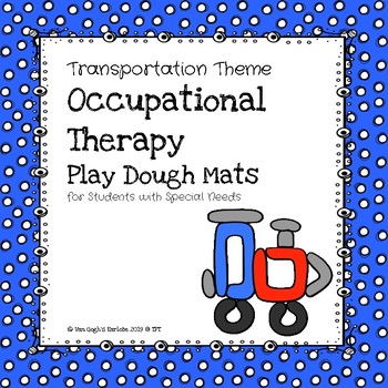 Transportation Play Dough Mats Cars Trains Boats Planes