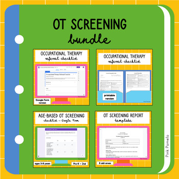 Preview of Occupational Therapy Screening Bundle