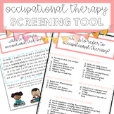 Occupational Therapy Screening Tool