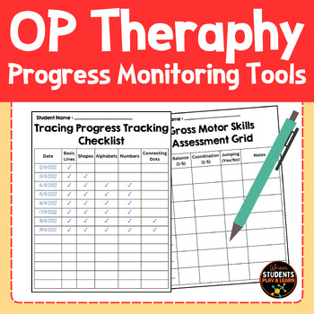 Preview of Occupational Therapy Screenings Progress Monitoring Tools