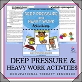 Occupational Therapy Sensory Activities - Deep Pressure & 