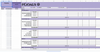 Preview of Occupational Therapy Student Data Tracker