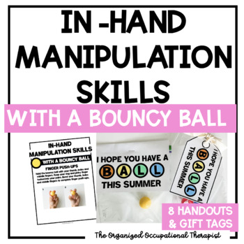 Preview of Occupational Therapy End of the Year Gift -  In-Hand Manipulation Exercises