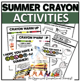 Occupational Therapy End of The Year Gift - Summer Crayon 