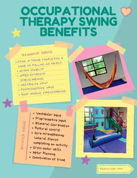 Preview of Occupational Therapy Swing Benefits