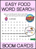 Occupational Therapy Teletherapy: Easy Food Word Search BO