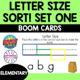 Occupational Therapy Teletherapy: Letter Size Sort to make