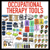 Occupational Therapy Tools and Equipment Clip Art