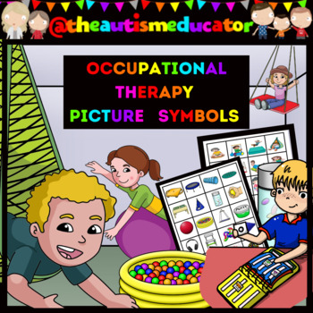 Preview of Occupational Therapy Visuals for Autism, Special Education, Early Intervention
