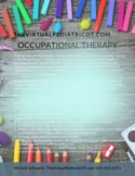 Occupational Therapy Welcome Letter for Teletherapy and Di