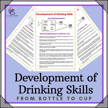 Preview of Occupational Therapyy - Development of Drinking Skills - From bottle to cup