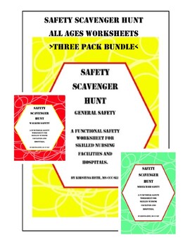 Preview of Occupational and Speech Therapy Safety Scavenger Hunts--Bundle