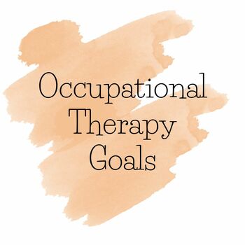 Preview of Occupational therapy school iep goal bank